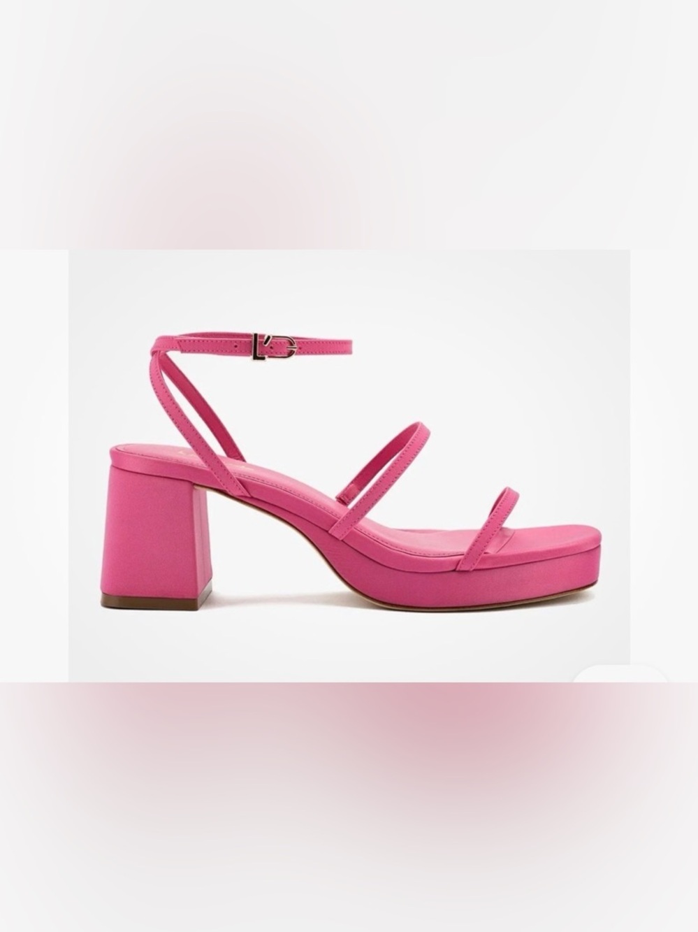 Larroude Gio Satin Sandals